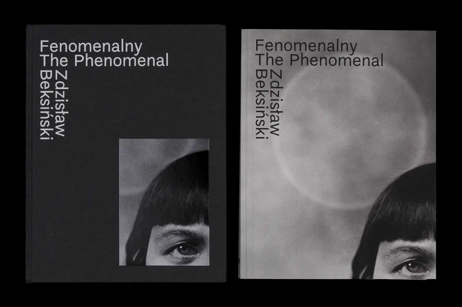 Twarda i miękka wersja okładki katalogu „Fenomenalny. Zdzisław Beksiński”.