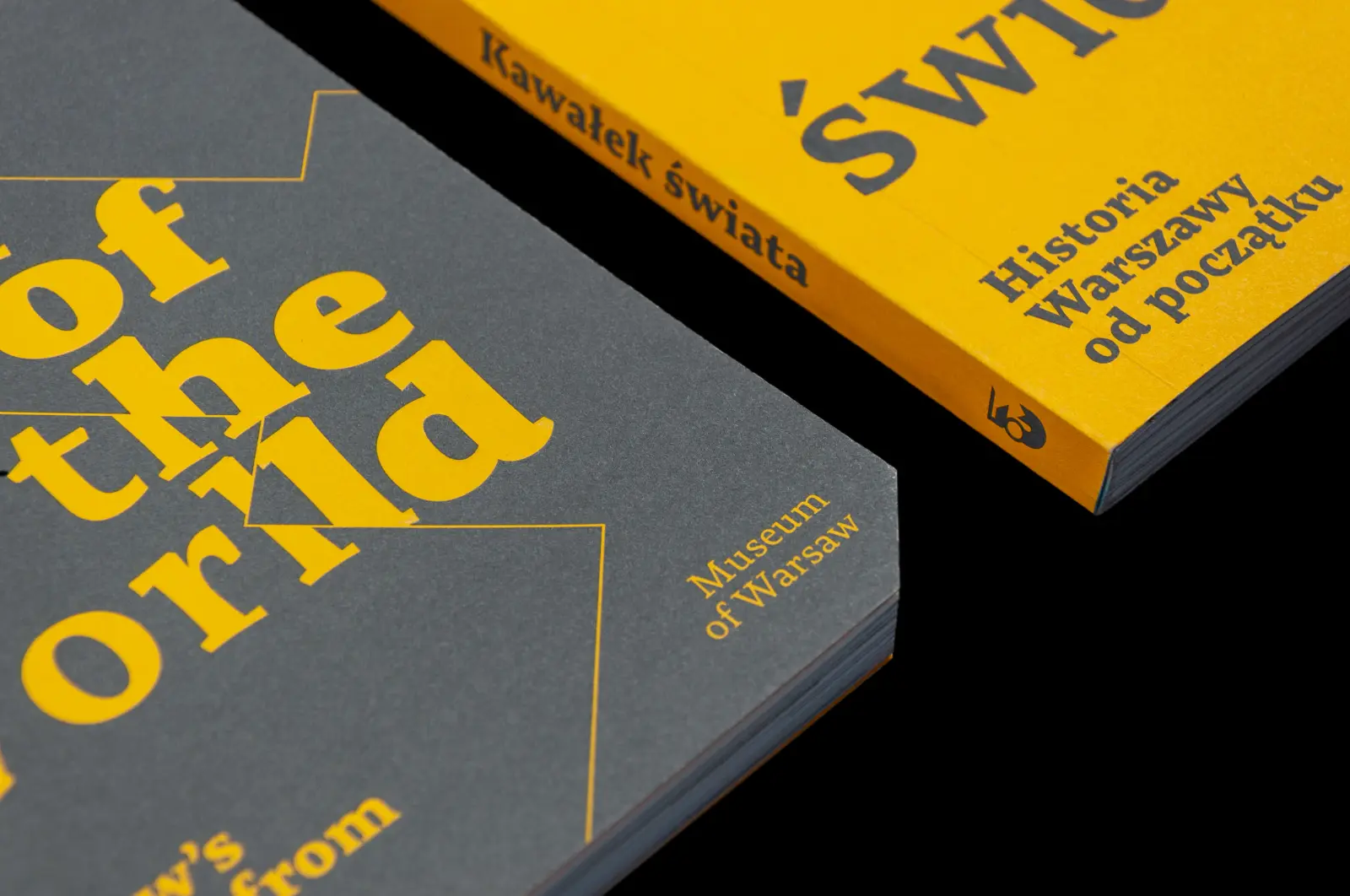 Close-up of the spine of the book.